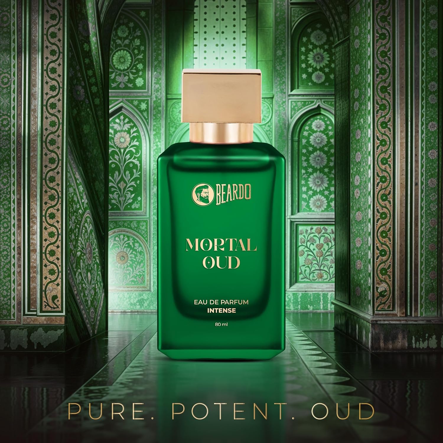 Mortal Oud Perfume for men 80ml | Oriental, Earthy scent with Honey, Citrus, Patchouli & Sandalwood notes | 80 ml