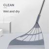 Lazy Broom Silicone Broom Water Stain Remover Floor Scraper Self-Cleaning Broom  Home Cleaning Tool