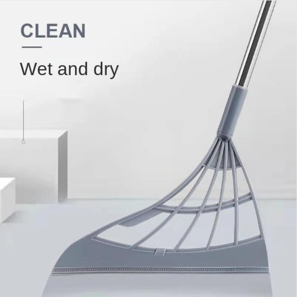 Lazy Broom Silicone Broom Water Stain Remover Floor Scraper Self-Cleaning Broom  Home Cleaning Tool