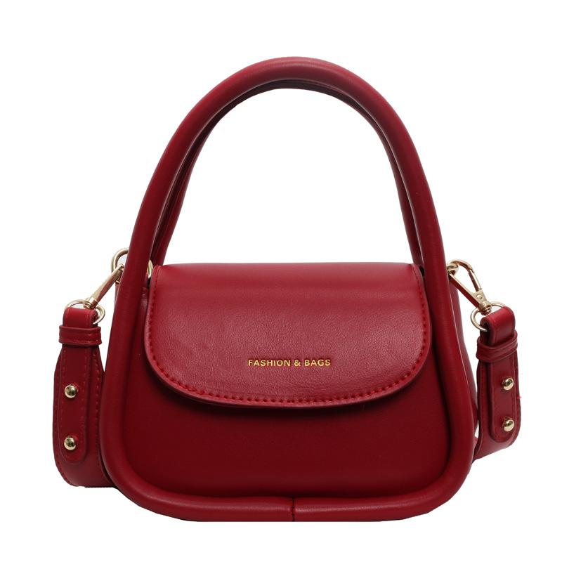 Bag Women's 2025 New Crossbody Bag Summer Versatile One Shoulder Portable Small Square Bag Premium Sense Work Small Bag