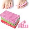100Pairs/Set Soft Toe Separators Anti-Scratch Sponge Pedicure Toe Bulk Nail Art Finger Stretcher for Adult