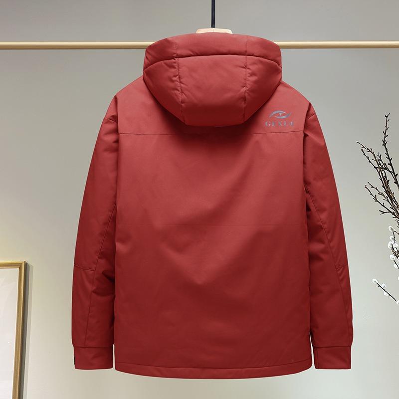 New women's jacket autumn and winter down cotton clothes single punch jacket men and women couple casual outdoor hiking jacket