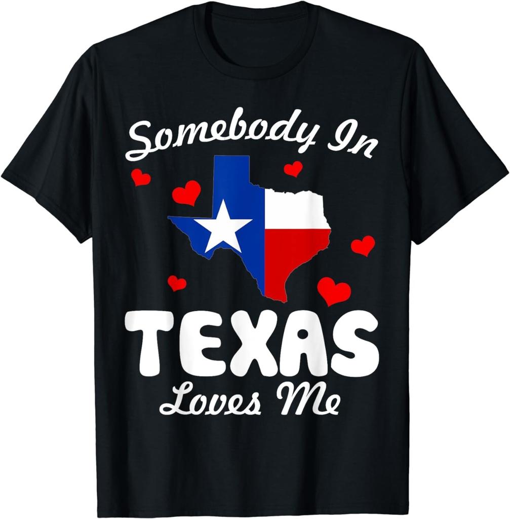 Jemand in Texas liebt mich Lustige T-Shirts Geschenk Unisex T-Shirt