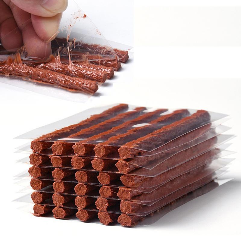 

20Pcs Tubeless Tire Repair Strips Stiring Glue For Tyre Puncture Emergency Strip