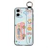 Ring Kickstand Phone Case For Samsung Galaxy A07 Back Cover Phone Holder Protective Anti-dust Silicone Wrist Strap Cute