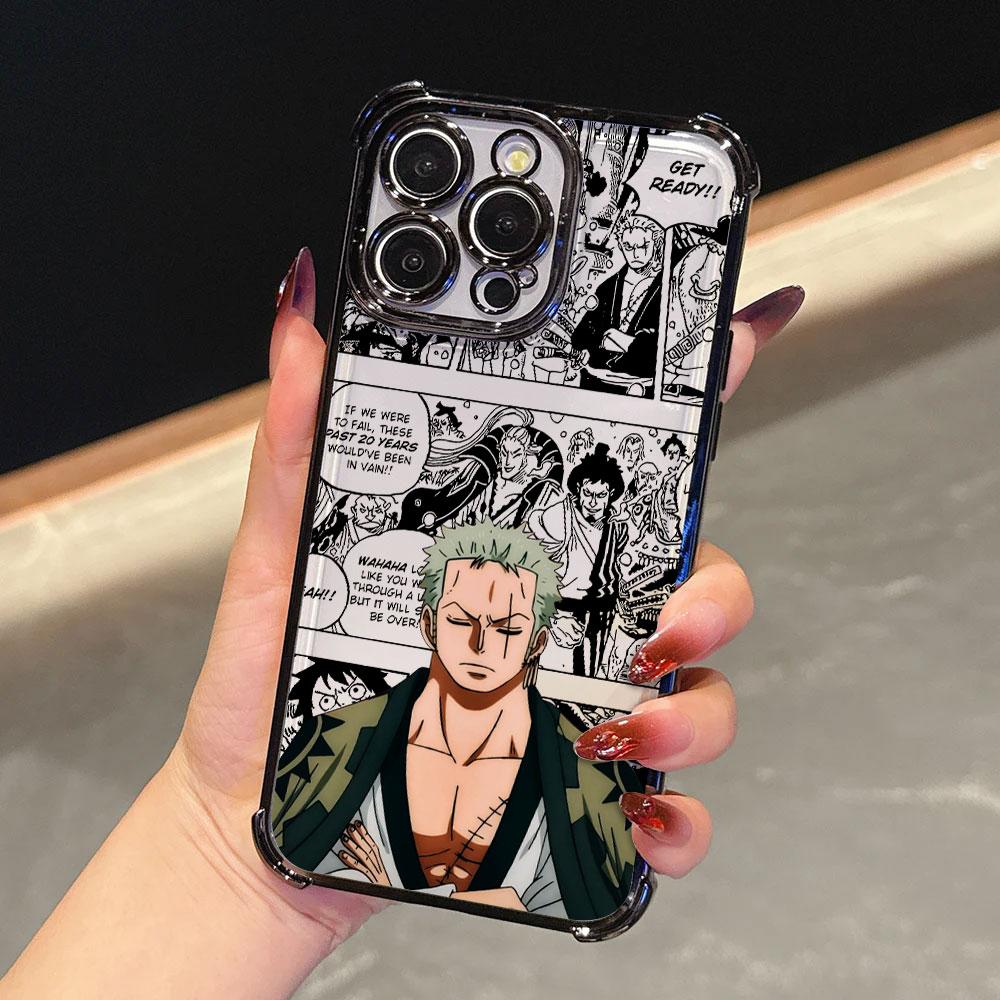 Anime O-One Pieces Shanks Soft Funda For iPhone 17 Pro 16 15 14 13 12 11 Pro Max Case 17 Plus 17E 16E 17Air Silicone Phone Cover