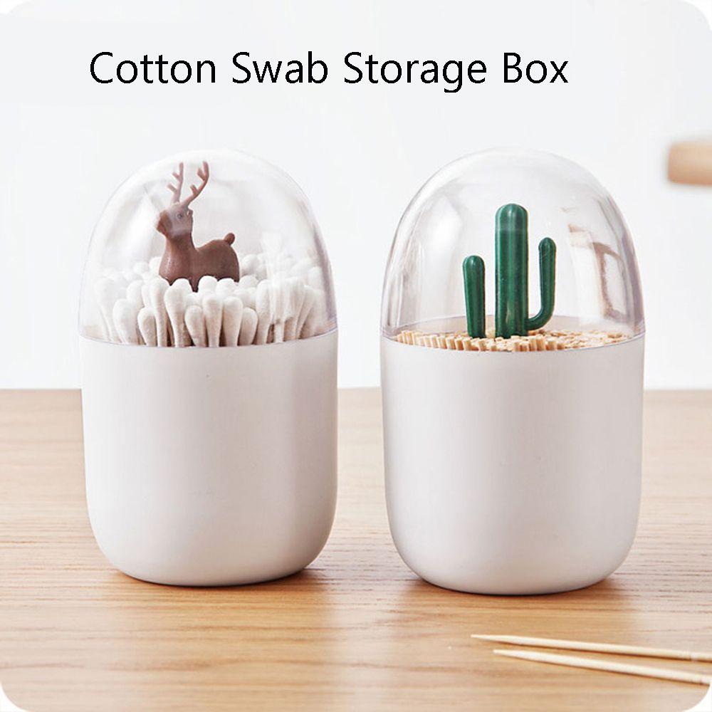 & Living Animal Toothpicks Holder Cotton Bud Holder Case Toothpick Boxes Cotton Swab Storage Box