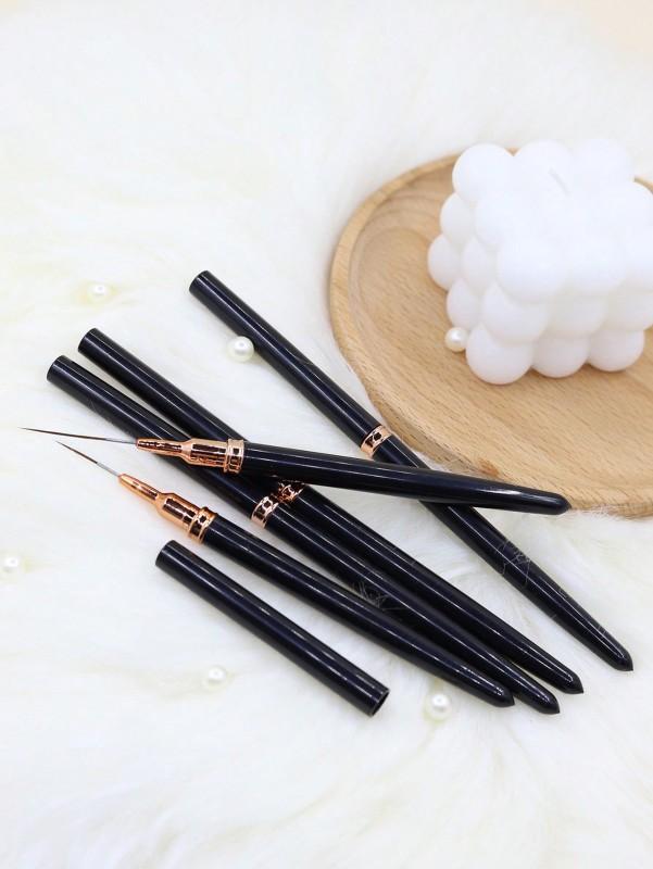 5 Nail Pen Set, Onion Powder Rod Crystal Pen, Nail Brush, Painted Pen, Nail Pen Green, Nail Arrangement Pen Set