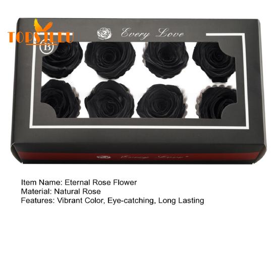 8Pcs Eternal Rose Flowers,Vibrant Color,Natural-Looking Forever Blossom,Handmade Preserved Flower Rose Ornament