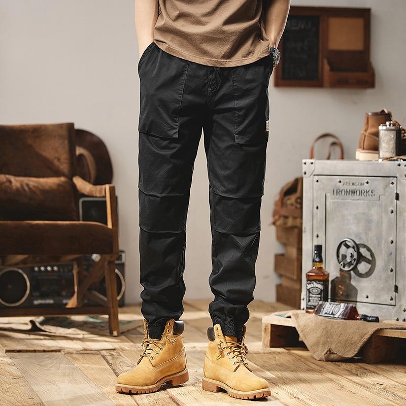 New Men's Overalls Trendy Casual Pants Sports Outdoor Loose Wear-resistant Simple High Street Functional Wind