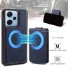 Universal Magnetic Card Holder Case for Compatible with Redmi Note 11-Note 13 Pro, POCO X5/M6 Pro/X6 5G, Redmi 12C/11A