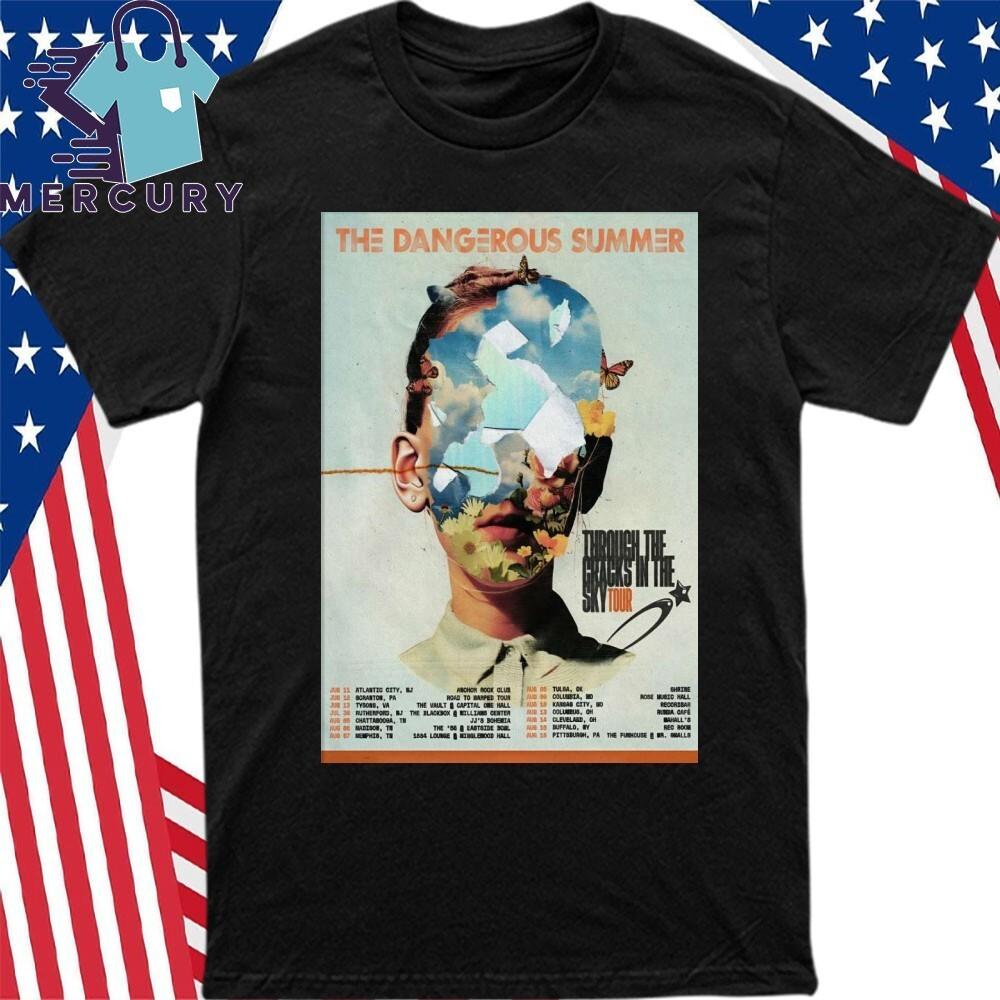 The Dangerous Summer Through The Cracks In The Sky Tour 2025 Poster Shirt Unisex T-Shirt L