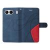 For OnePlus Nord 4 Leather Case Wallet Stand Color Splicing Phone Cover