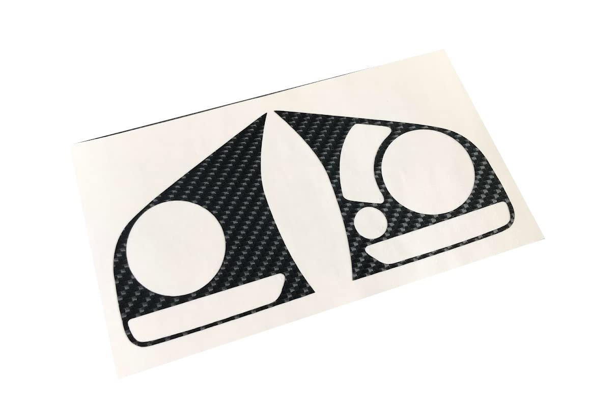 

For Honda N Series 4D Black Carbon Style Steering Switch Seat Sticker N-BOX JF3