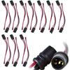 T10 W5W Car Wedge Light Bulb Socket Connector Holder Extension LED Lamp Bulb Base Holder Socket Base de lâmpada Plugue de lâmpada