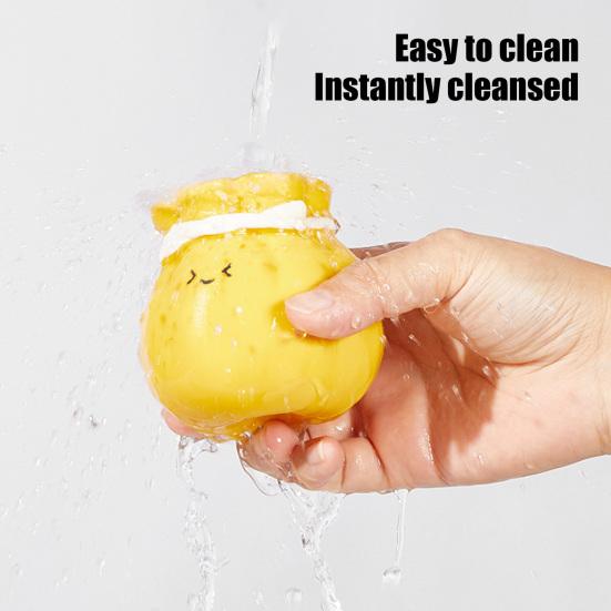 Latex Dog Chew Toy Squeaky Puppy Teething Toy Cute Food Shape Teeth Cleaning Toy for Aggressive Chewers Dogs Boredom Relief