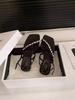 Coarse heel temperament silver rhinestone sandals fairy shoes 2025 new summer French with skirt cover toe Roman shoes