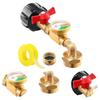 Propane Tank Gauge Gas Regulator Gas Meter and Detector for RV Camper Cylinder BBQ Gas Grill Heater