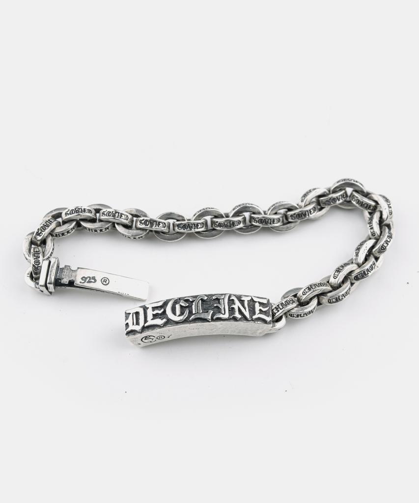 Sheen666 580 Silver Bracelet Decline Clasp