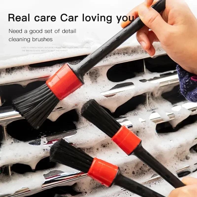 Mini Car Cleaning Brushes for AC Vents and Dashboard Detailing