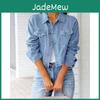 Womens Autumn And Denim Spring Jacket Long Sleeve Jacket Top