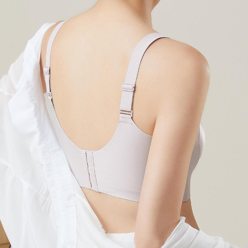 Manzi Meidie Seamless Adjustable Wireless Women's Bra - Versatile, Comfortable, Thin Style with Side Support