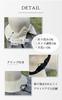 Valeria Large Ribbon Braid Hat for Sun Adjustable Deep Hat Clip [valeria] Women, Protection, Size, (White)