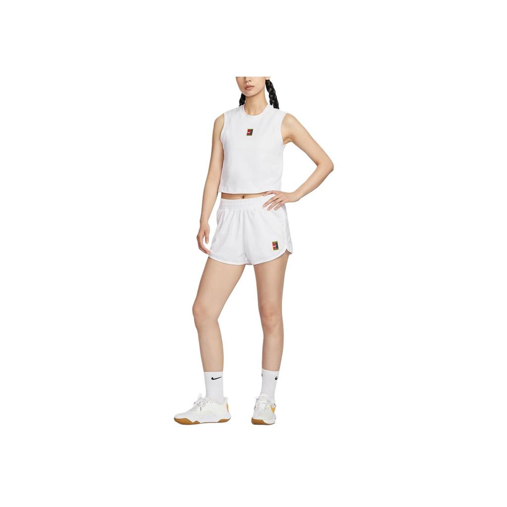 Nike Heritage Fashion Comfortable Soft Skin-Friendly Three-Quarter Casual Shorts Women Shorts White FQ2283-100