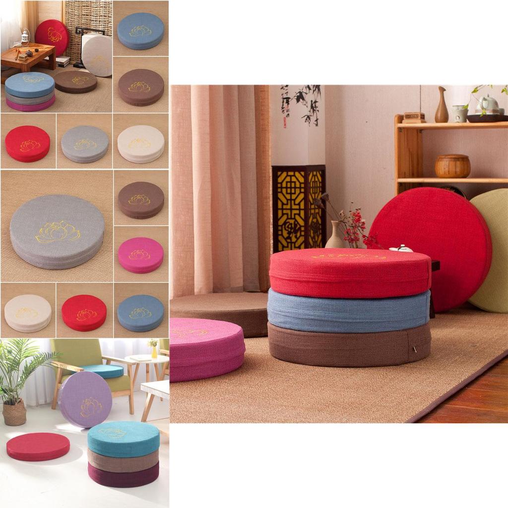 Luxurious Lotus Polyester Tatami Sponge Seating Pad With Durable Fadeless Design