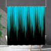 Shower Curtain Waterproof And Mildew-Proof Line Lattice Bathroom Striped Bathroom Curtain Shower Curtain Partition Curtain Free Of Punching