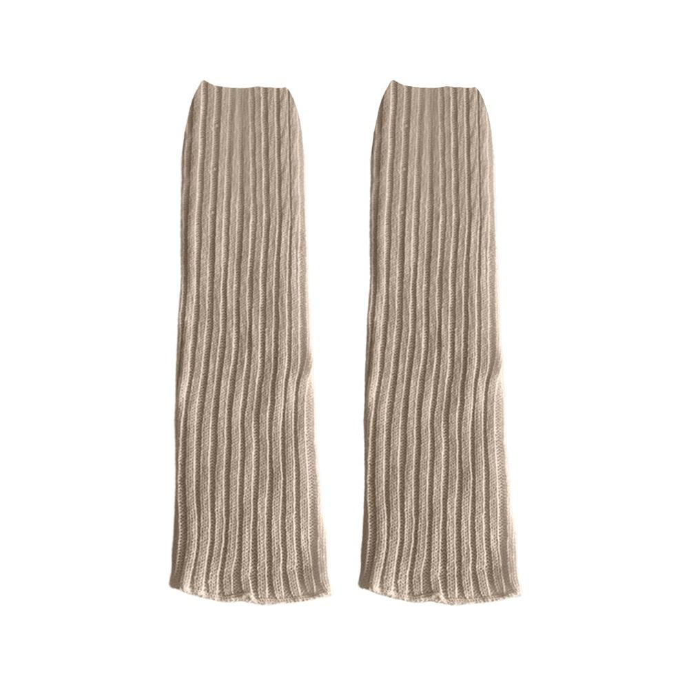 

Thickened Knitted Foot Cover Stretchy Boots Cover Sweet Y2k Lolita Leg Warmers Autumn Winter Light Coffee