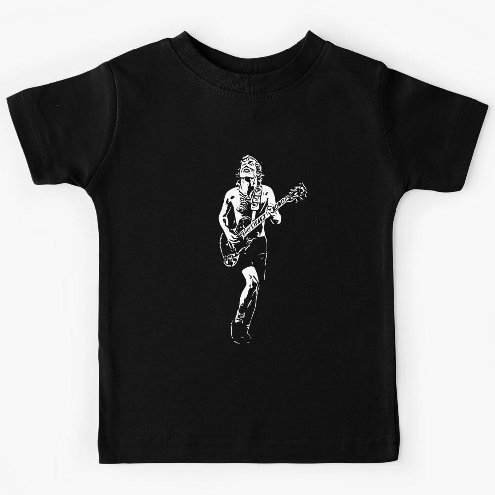 Angus Guitar Man Kids T-Shirt 130