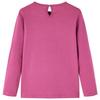 T-shirt enfants à manches longues framboise 92/104/116/128/140