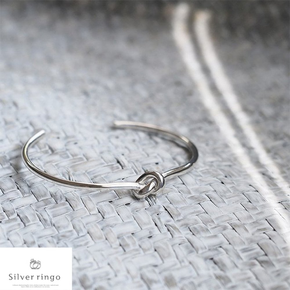 925 Silver Knot-shaped Bracelet Musubi B