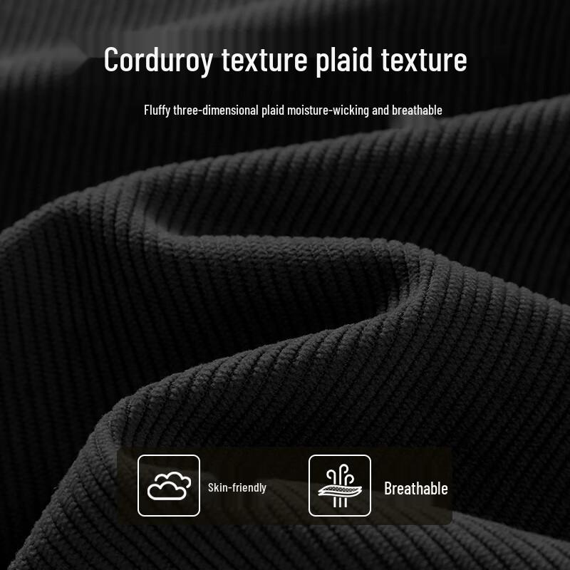 Baleno Men's Corduroy Wide-Leg Straight Pants