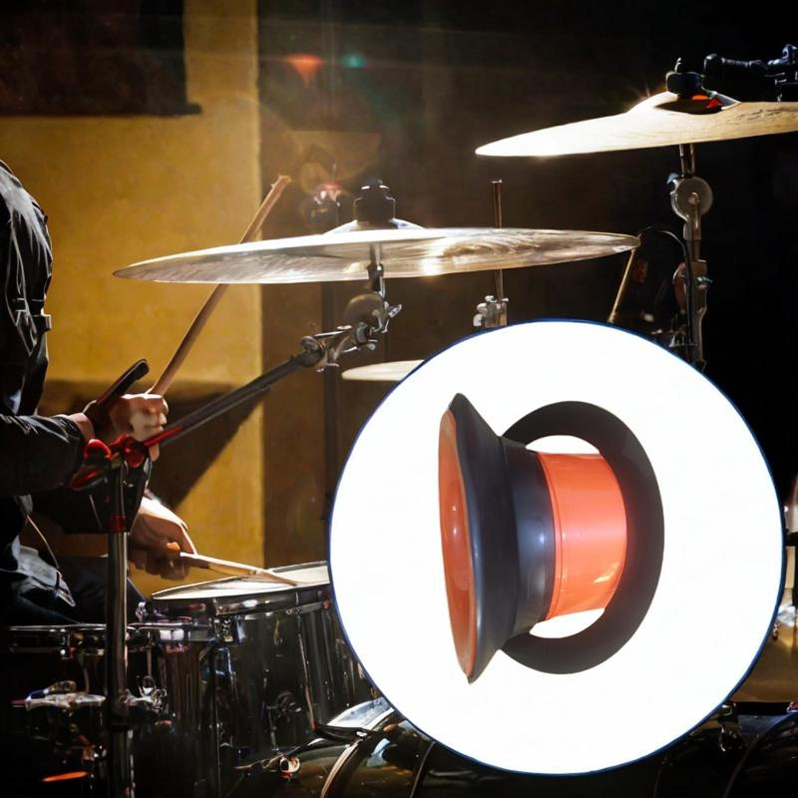 

Bass Drum Enhancer Kick Portable Drums Effect Amplifier Speaker оранжевый