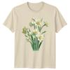 Floral Narcissus Bouquet T-Shirt, Vintage Flower Birthday Gift