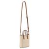 Michael Kors Vincent Logo Print Magnetic Closure Coated Canvas Shoulder Crossbody Mini Bag Women Handbags Vanilla-White 35F4G2VC0B-VANILLA