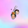 7pcs BTS Keychain, Bangtan Boys Photo & Cartoon Keyring with Name Tag, Cute Kpop ARMY Fans Bag Charm, Kpop Idol Bag Pendant