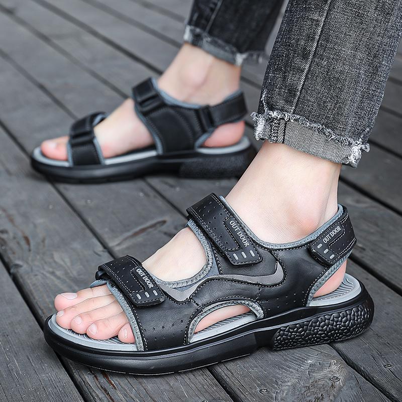 Модные летние мужские сандалии для отдыха на открытом воздухе — фото 7