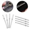 4Pcs Metal Elastics Cord Threader for Sewing Projects Smooths Designs Tool