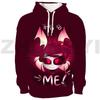 Harajuku Hazbin Streetwear 3D Print Hotel Men Clothing Hip-Hop High Street Sweatshirts Female Anime Hoodie Cosplay Costume Hoody