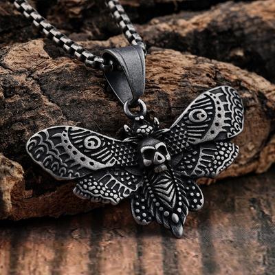 Personalisierter Tier-Schmetterling-Form-Retro-Dominanter Anhänger, Dominanter Modeschmuck