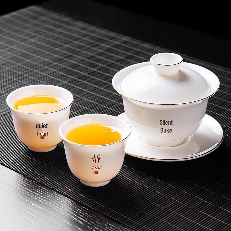

Chu Wu Mutton Fat Jade Porcelain Gongfu Tea Sets