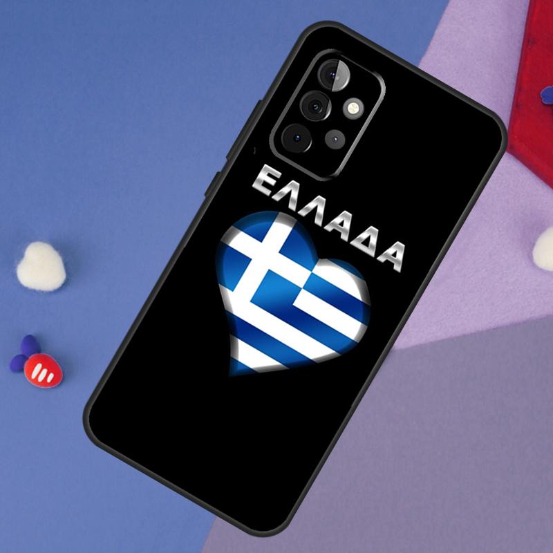 Greece Greek National Flag Case For Samsung Galaxy A13 A16 A26 A36 A56 A06 A55 A35 A15 A54 A34 A14 A53 A12 A22 A32 A52