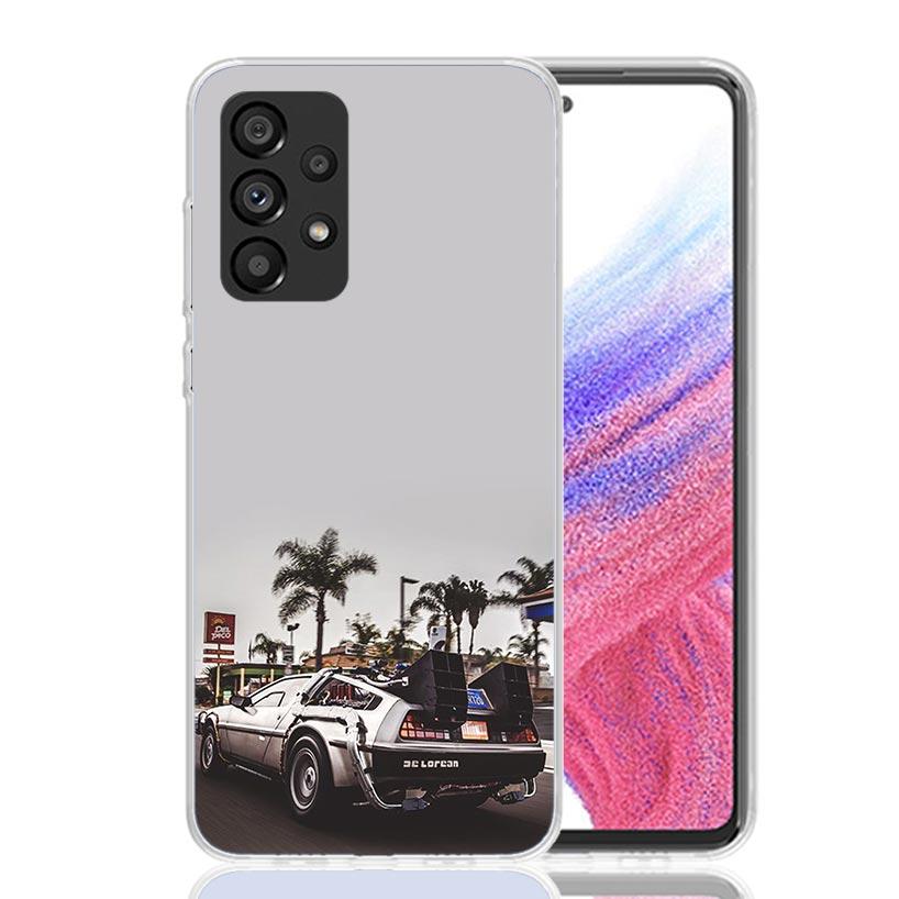 Back To The Future Time Machine Case Phone Cover for Samsung Galaxy A17 A16 A15 A14 A13 A56 A55 A54 A53 A36 A35 A34 A33 A26 A25
