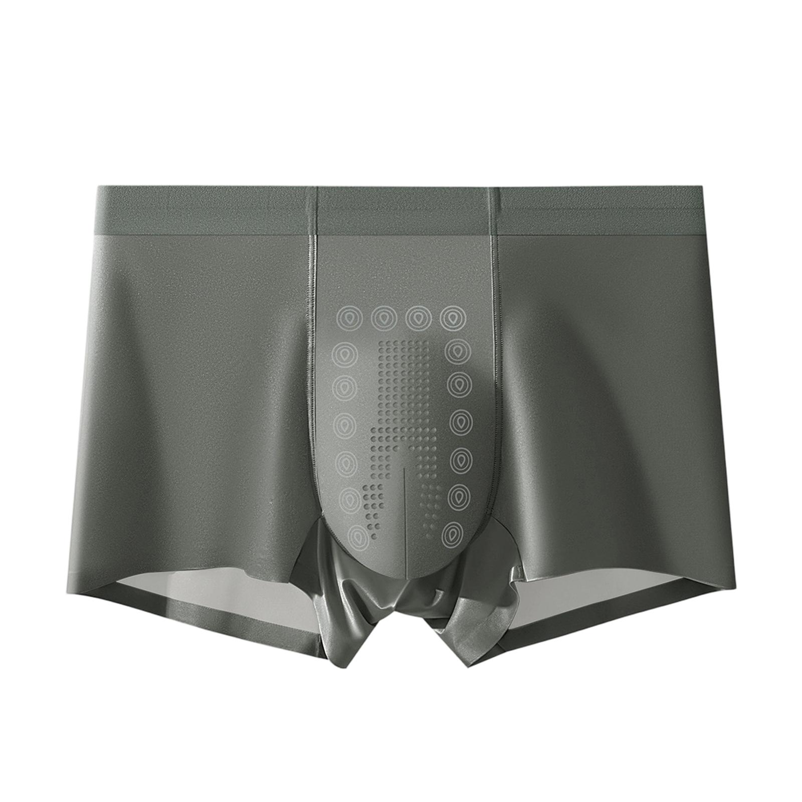 Men s Underwear With Cool Feeling, Ultra-thin Mesh, And Four Corner Shorts For Wearing L