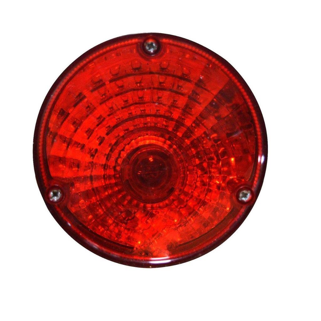 Round Rear Tail Lights with 12v Bulbs Suitable for Motorcycle Bike Motorbike