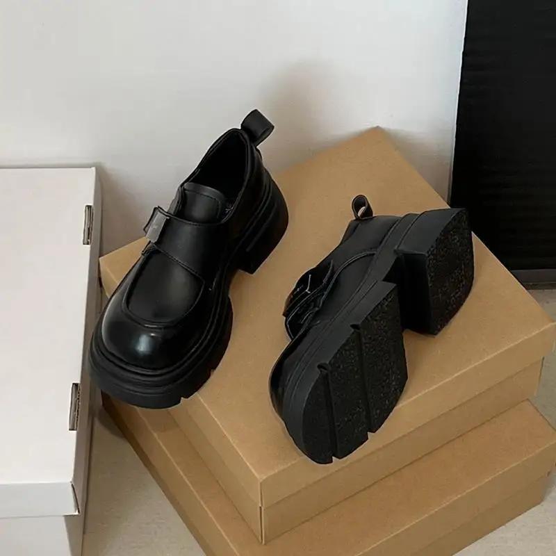 

Fashion On Heeled Ladies Pumps Loafers High Heels Square Toe Platform Women s Shoes 39 Comfortable and Elegant Quality Summer 2025 Chic 40