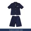 Completo Estivo Casual Blazer & T-Shirt per Bambini - Outfit Monocolore a Maniche Corte per Piccoli Fiori
